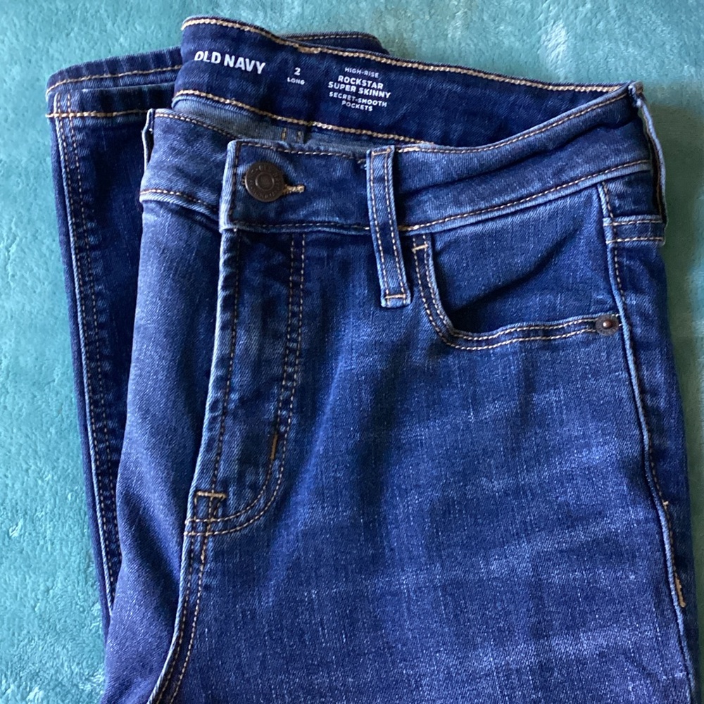 Old Navy Women's Blue Skinny Jeans